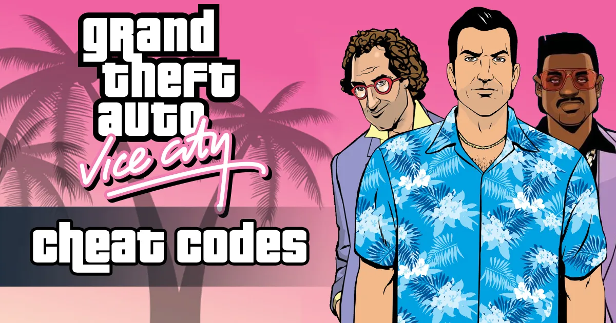 GTA Vice City Cheats Codes For PC